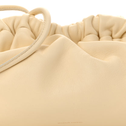 Mansur Gavriel Lambskin Mini Cloud Clutch Pearl 7 of 10