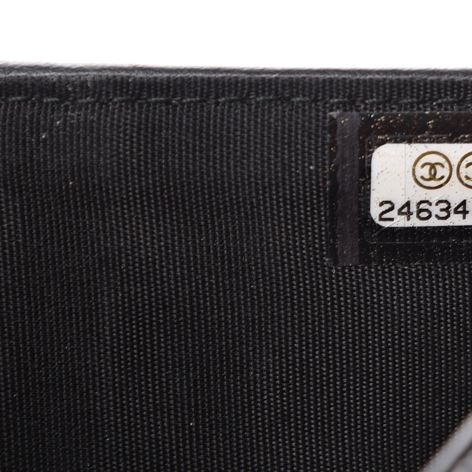 Chanel Caviar Quilted Small Golden Class Flap Wallet Black 7 of 10