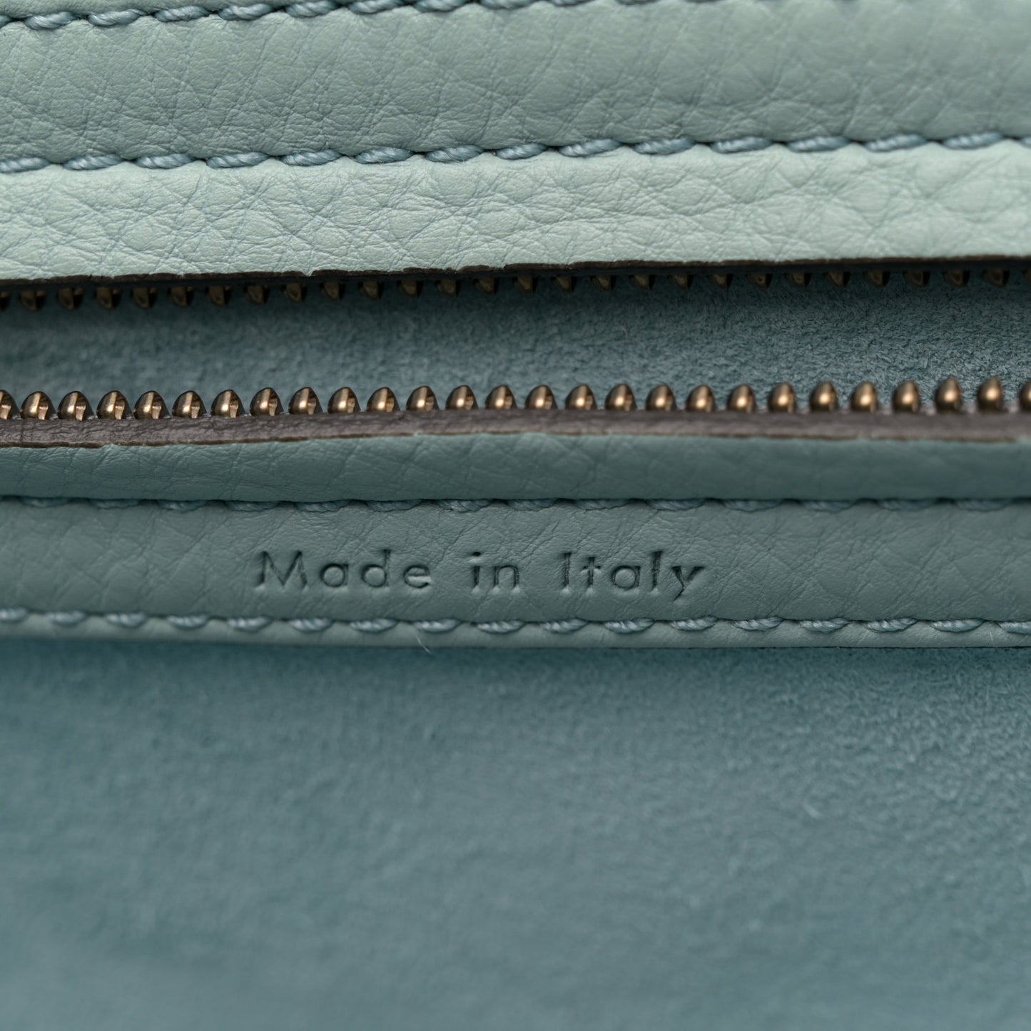 Supple Calfskin Medium Phantom Luggage Glacier