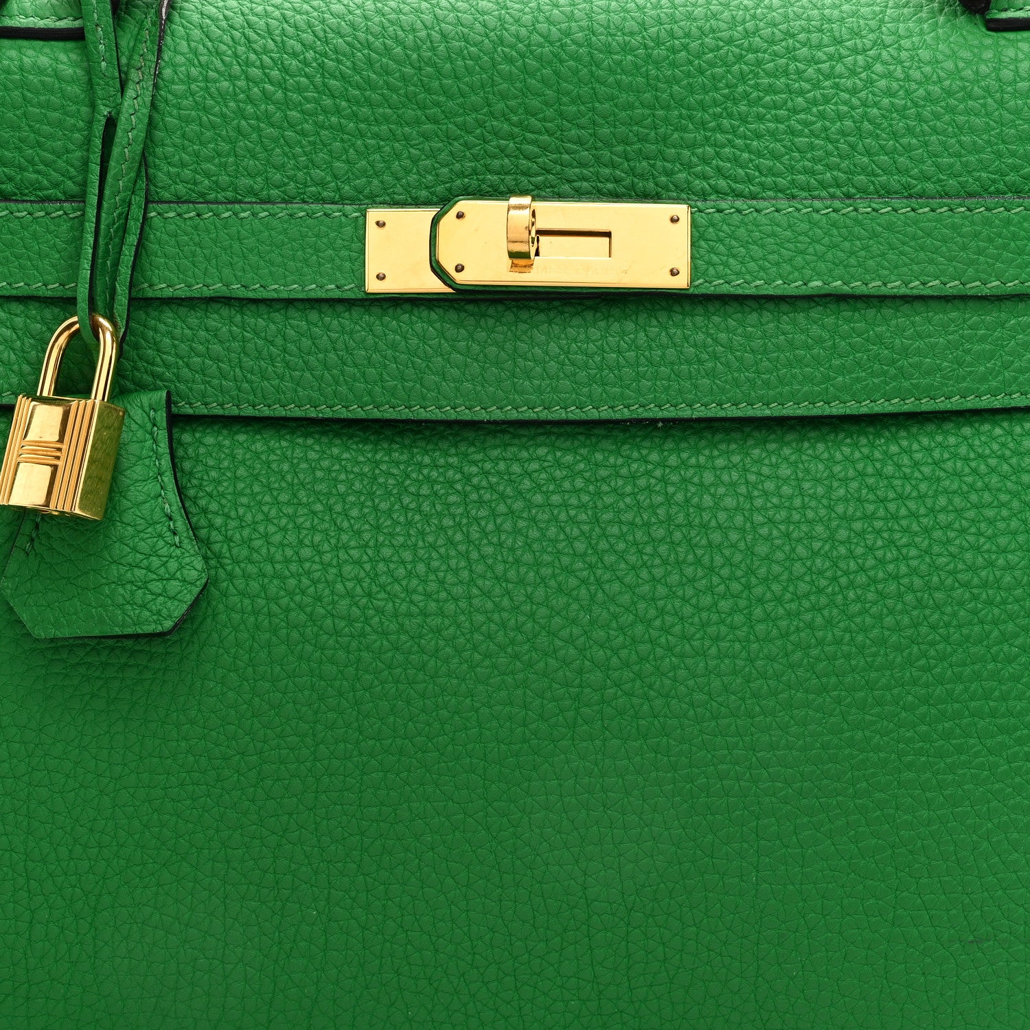 Hermes Togo Kelly Retourne 32 Bambou 8 of 10