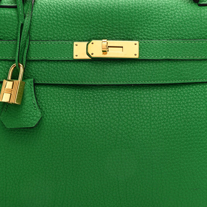 Hermes Togo Kelly Retourne 32 Bambou 8 of 10