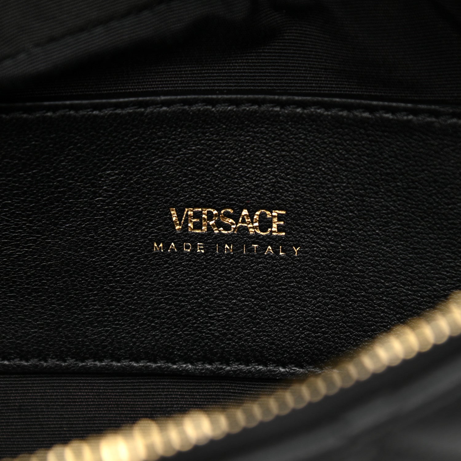 Versace Nappa Quilted Medusa Belt Bag Black 6 of 11