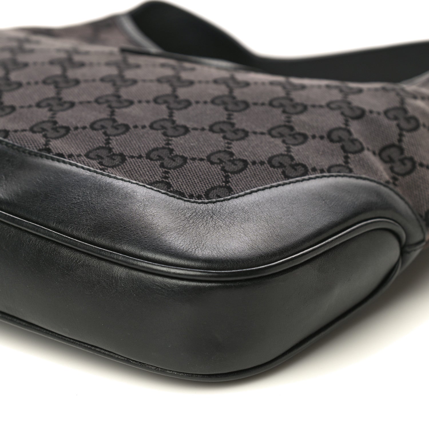 Gucci Monogram Small Jackie O Hobo Black 11 of 24