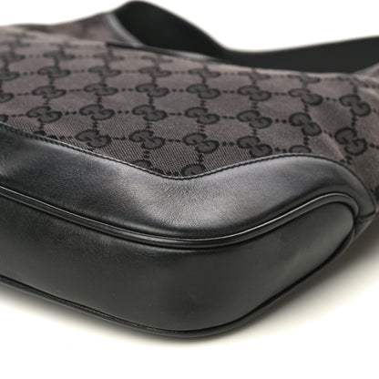 Gucci Monogram Small Jackie O Hobo Black 11 of 24