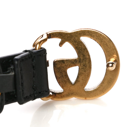 Gucci Calfskin Double G 20mm Belt 80 32 Black 9 of 10