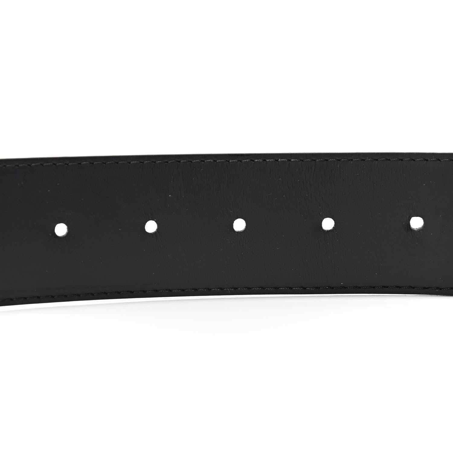 Louis Vuitton Monogram Eclipse 35 MM Voyager Belt 85 34 4 of 5