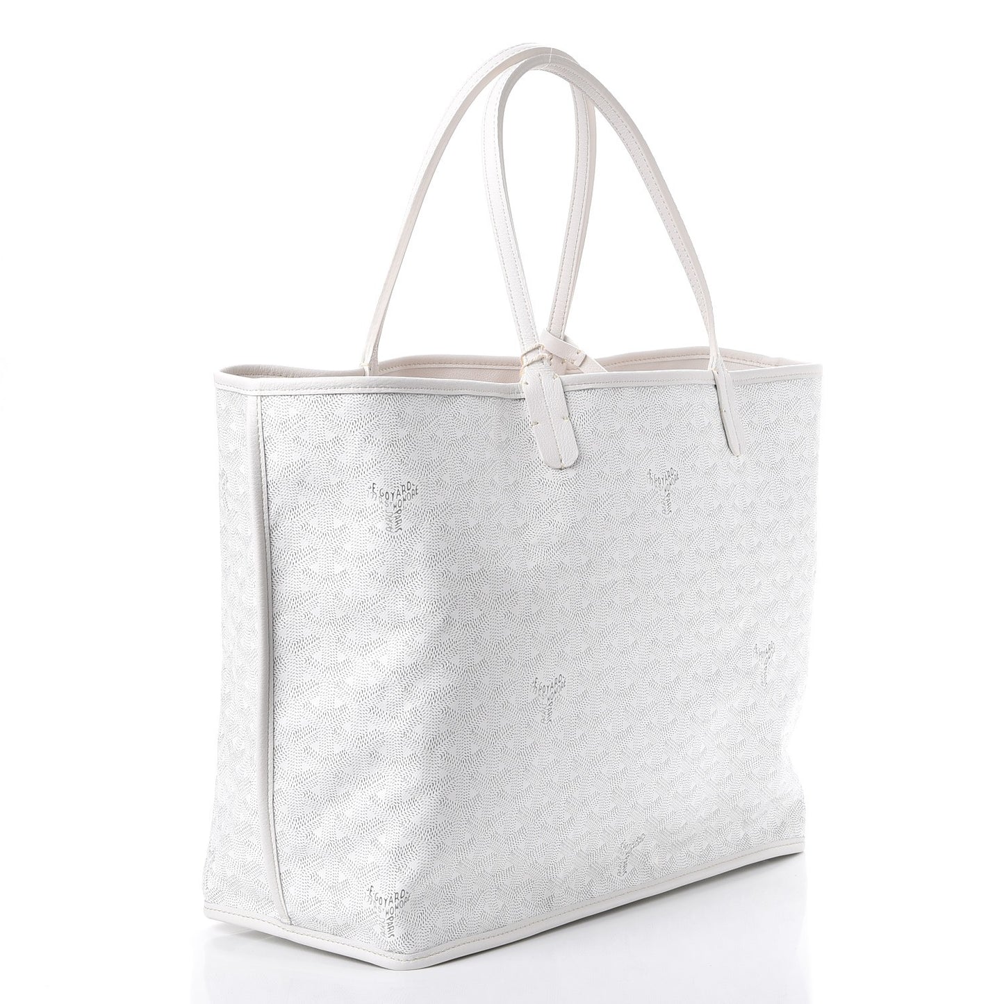 Goyardine Reversible Anjou PM White