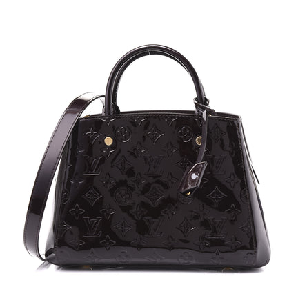 Louis Vuitton Vernis Montaigne BB Amarante 1 of 9