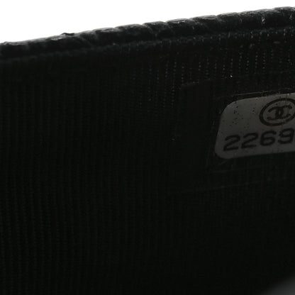 Chanel Caviar Quilted Flap Card Holder Wallet Black 8 of 9