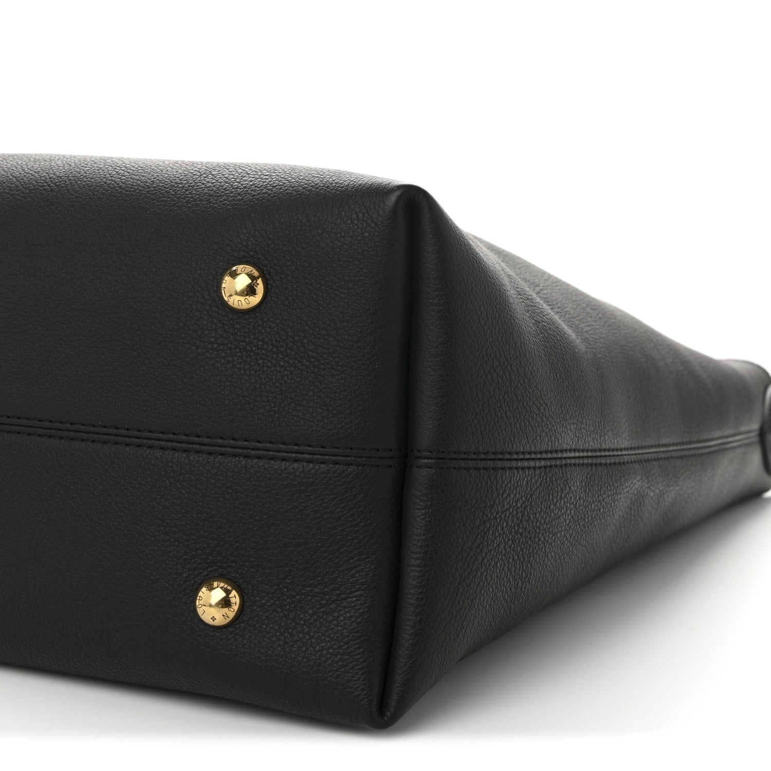 Louis Vuitton Grained Calfskin Low Key Hobo MM Black 10 of 10