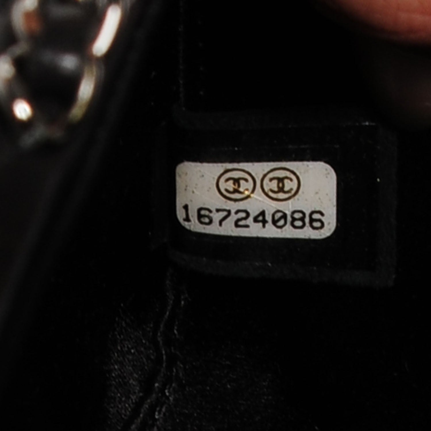 Chanel Lambskin Quilted Chain Around Clutch Black 7 of 7