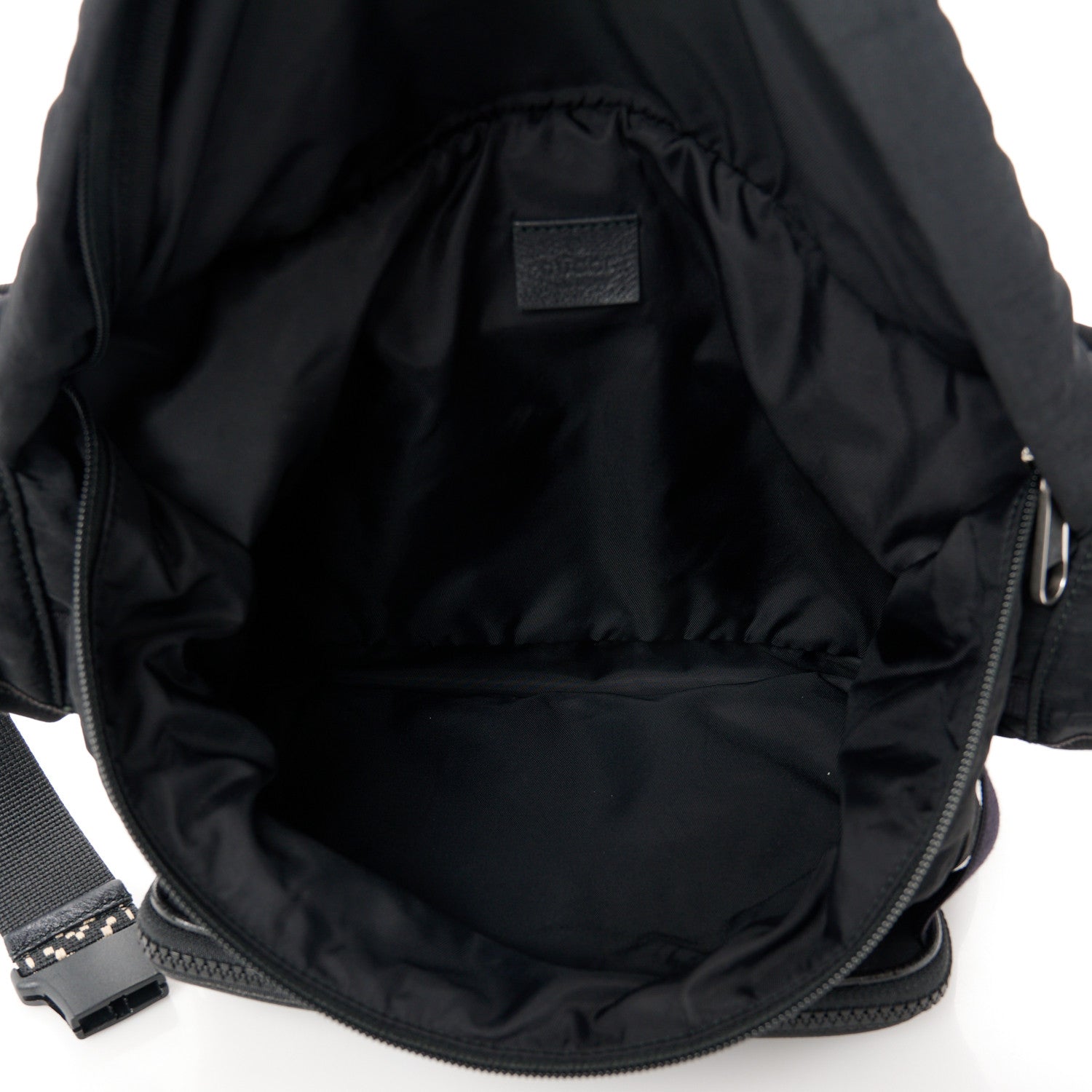 Gucci Nylon 80s Logo Patch Belt Bag Black 5 of 14