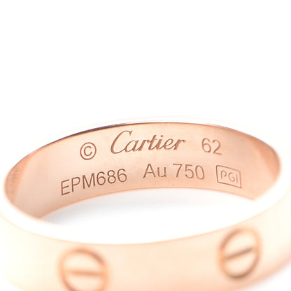 Cartier 18K Pink Gold 5.5mm LOVE Ring 62 10 4 of 5