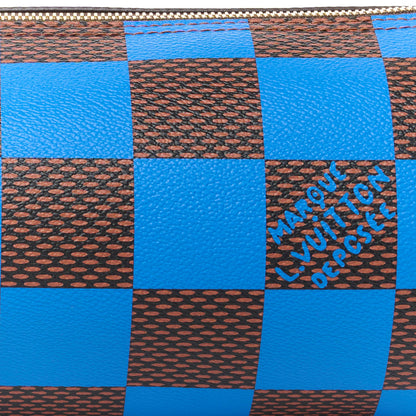 Louis Vuitton Damier Pop Soft Polochon PM Blue 10 of 12