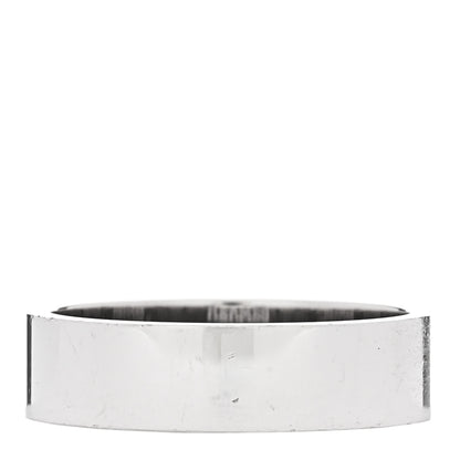 Hermes 18K White Gold Diamond Collier De Chien PM Ring 53 6.5 3 of 5