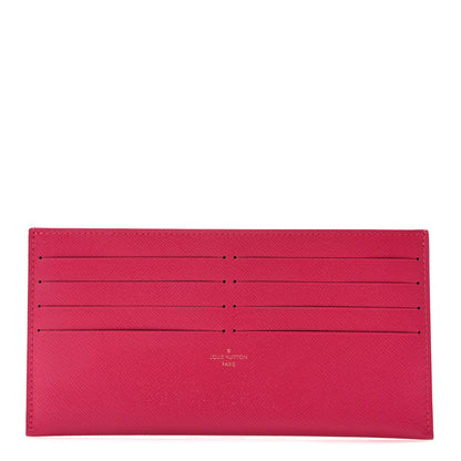 Louis Vuitton Calfskin Felicie Card Holder Insert Hot Pink 1 of 6