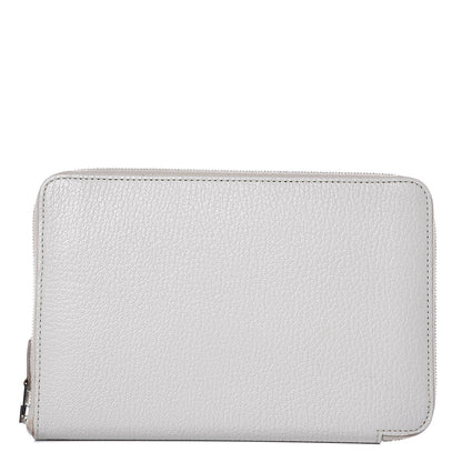 Hermes Chevre Mysore Azap GM Combined Wallet Gris Pale 1 of 11
