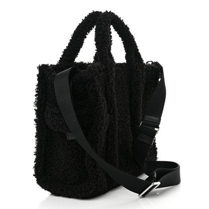 Marc Jacobs Polyester Cotton Medium The Teddy Traveler Tote Bag Black 3 of 10