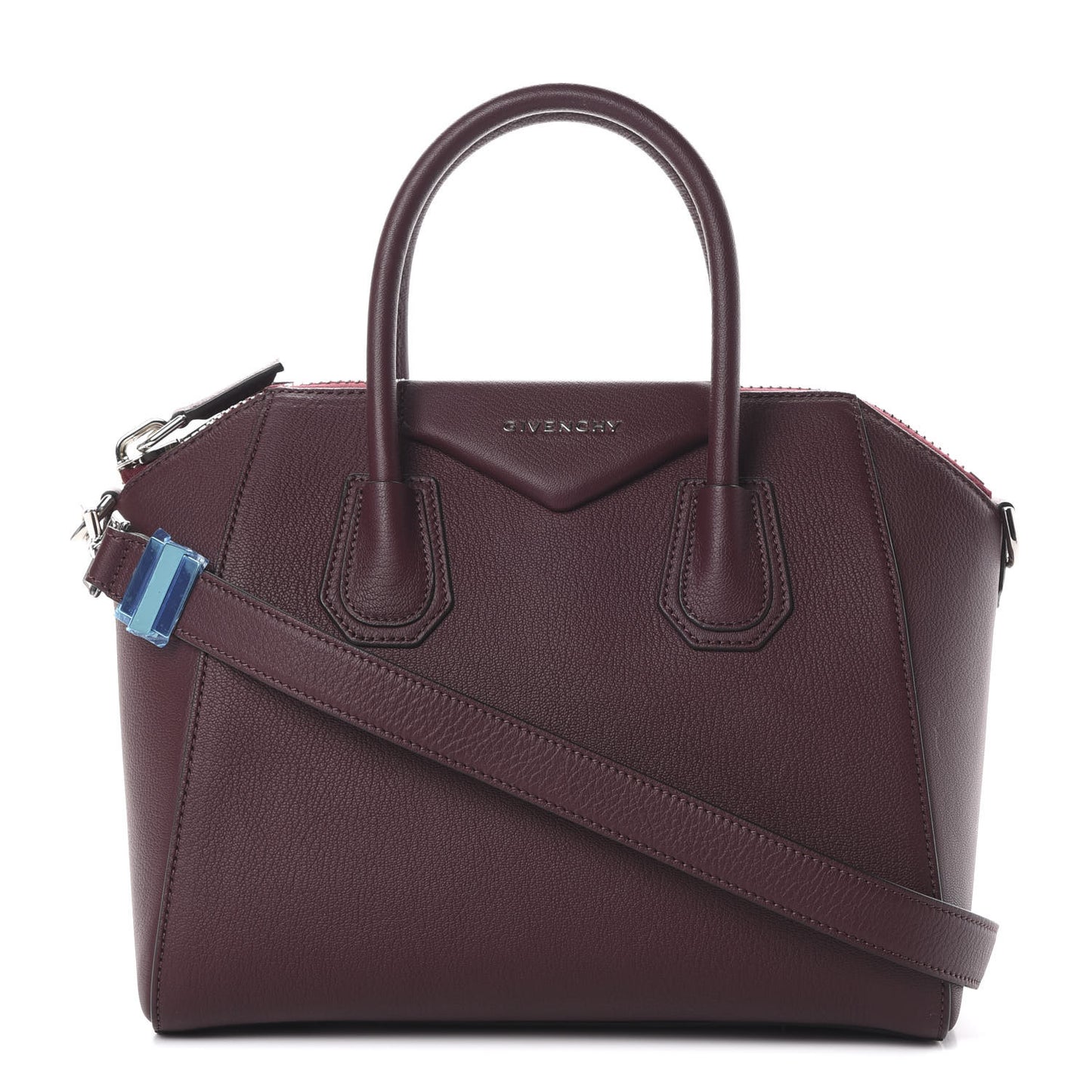 Sugar Goatskin Small Antigona Aubergine