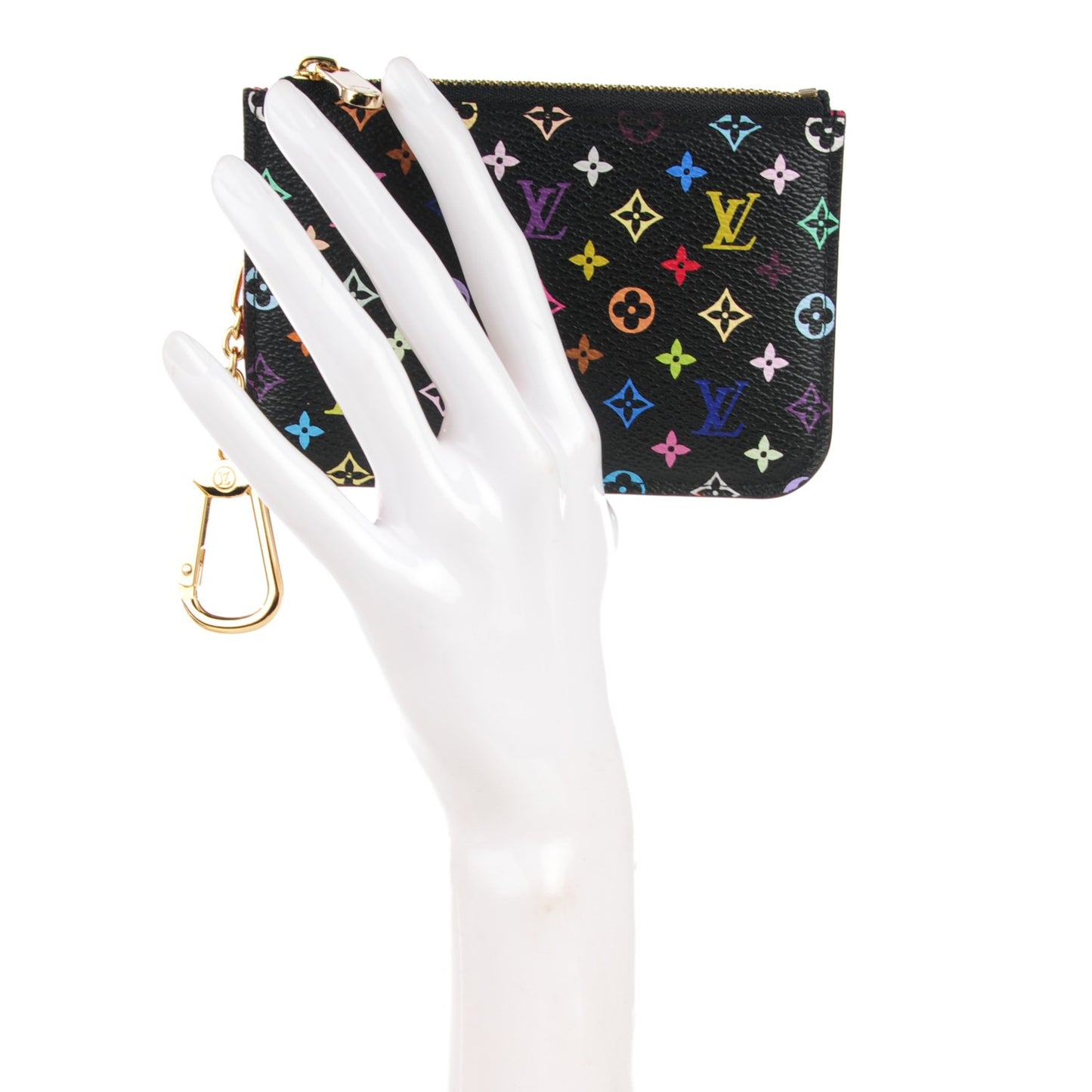 Monogram Multicolor Key Pouch Black Grenade