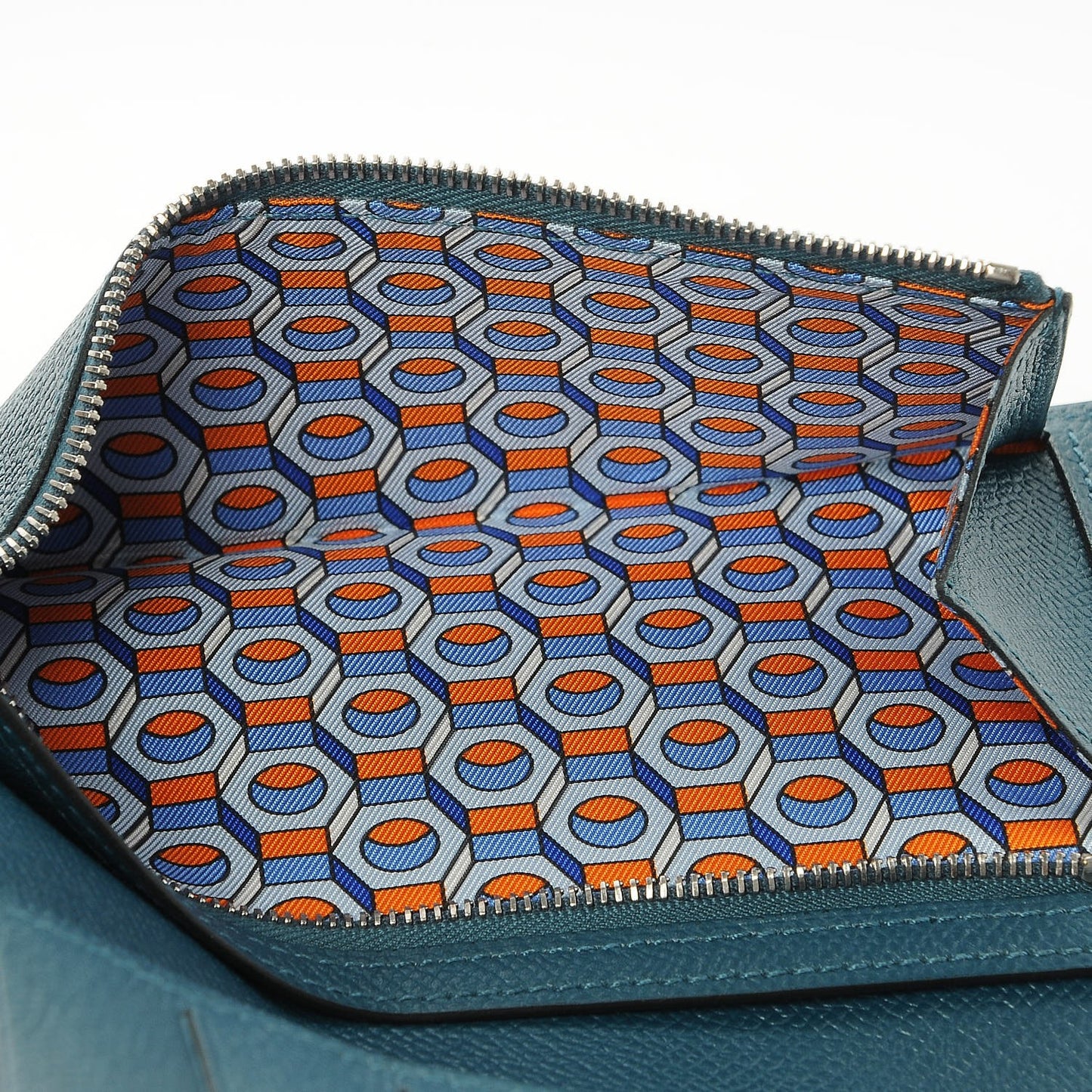 Epsom Citizen Twill Long Combined Wallet Colvert Orange Ciel