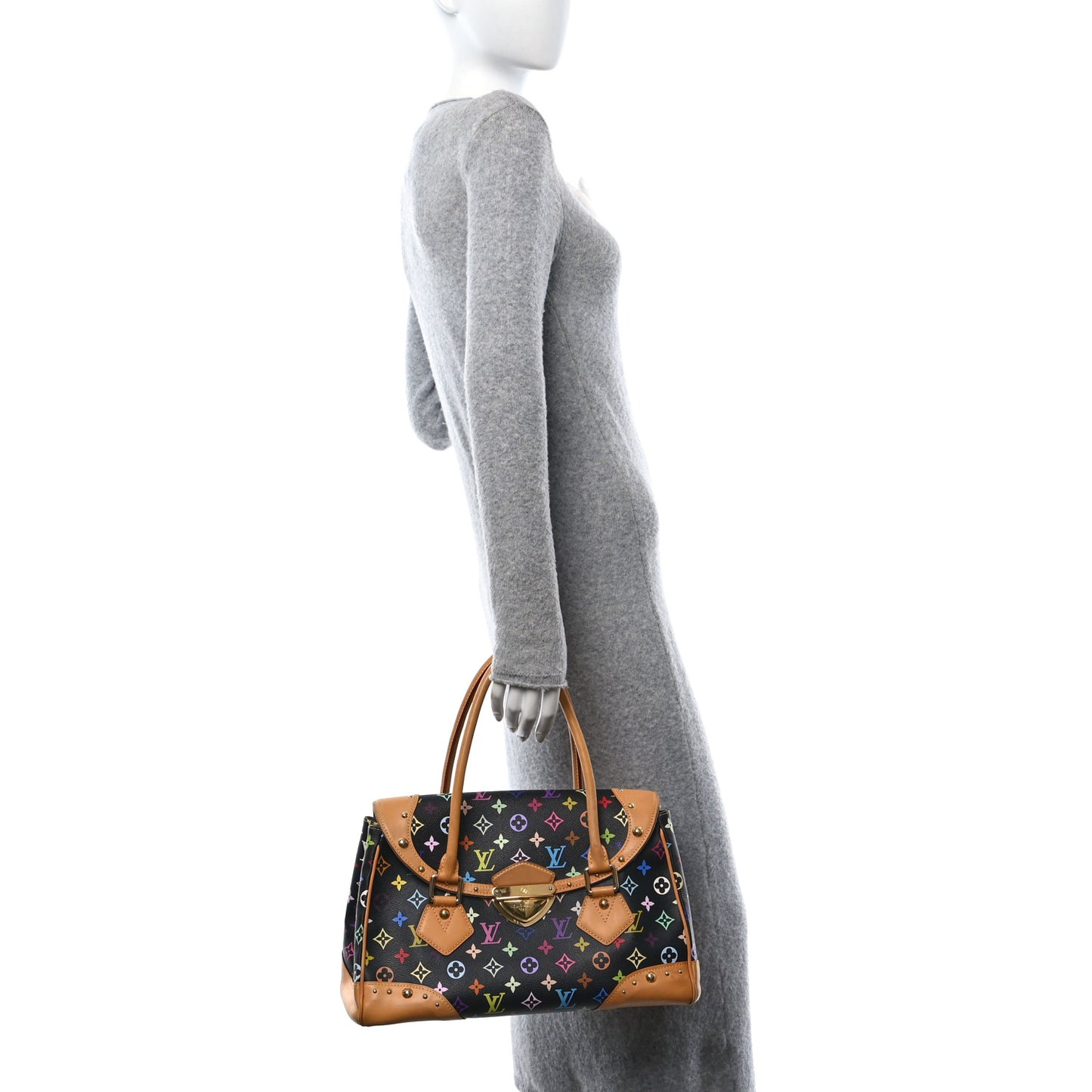 Monogram Multicolor Beverly GM Black