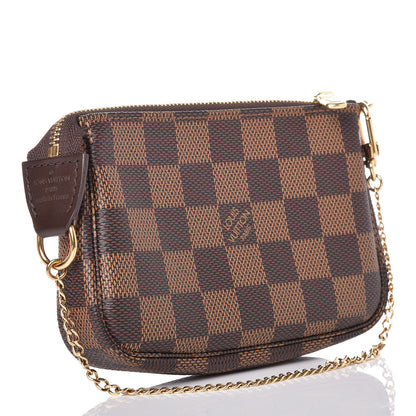 Louis Vuitton Damier Ebene Mini Pochette Accessories 3 of 8