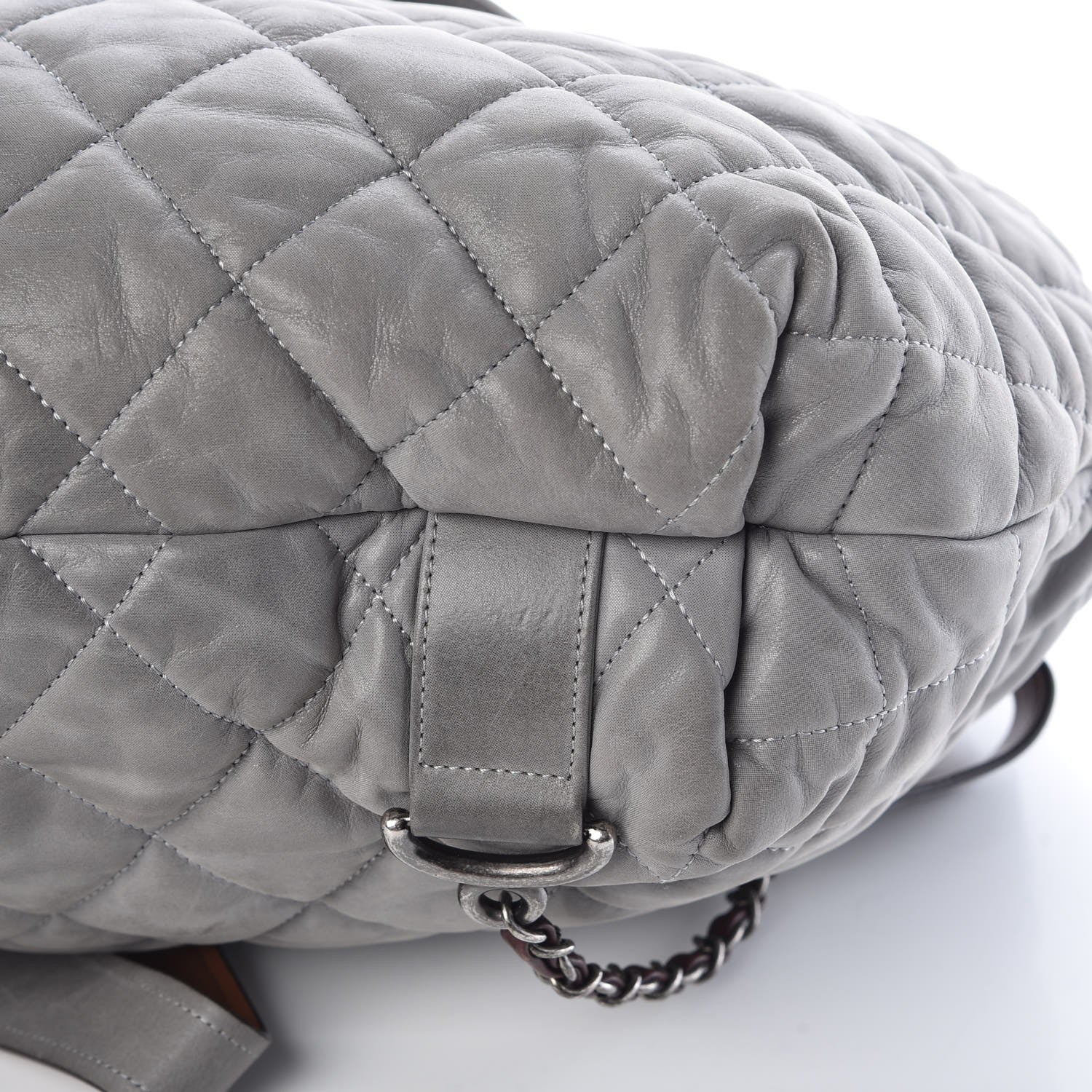 Chanel Iridescent Calfskin Quilted In The Mix Backpack Grey 10 of 14