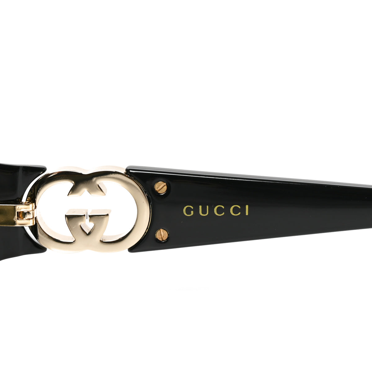 Gucci Acetate Oval Sunglasses GG1660S Black 5 of 6