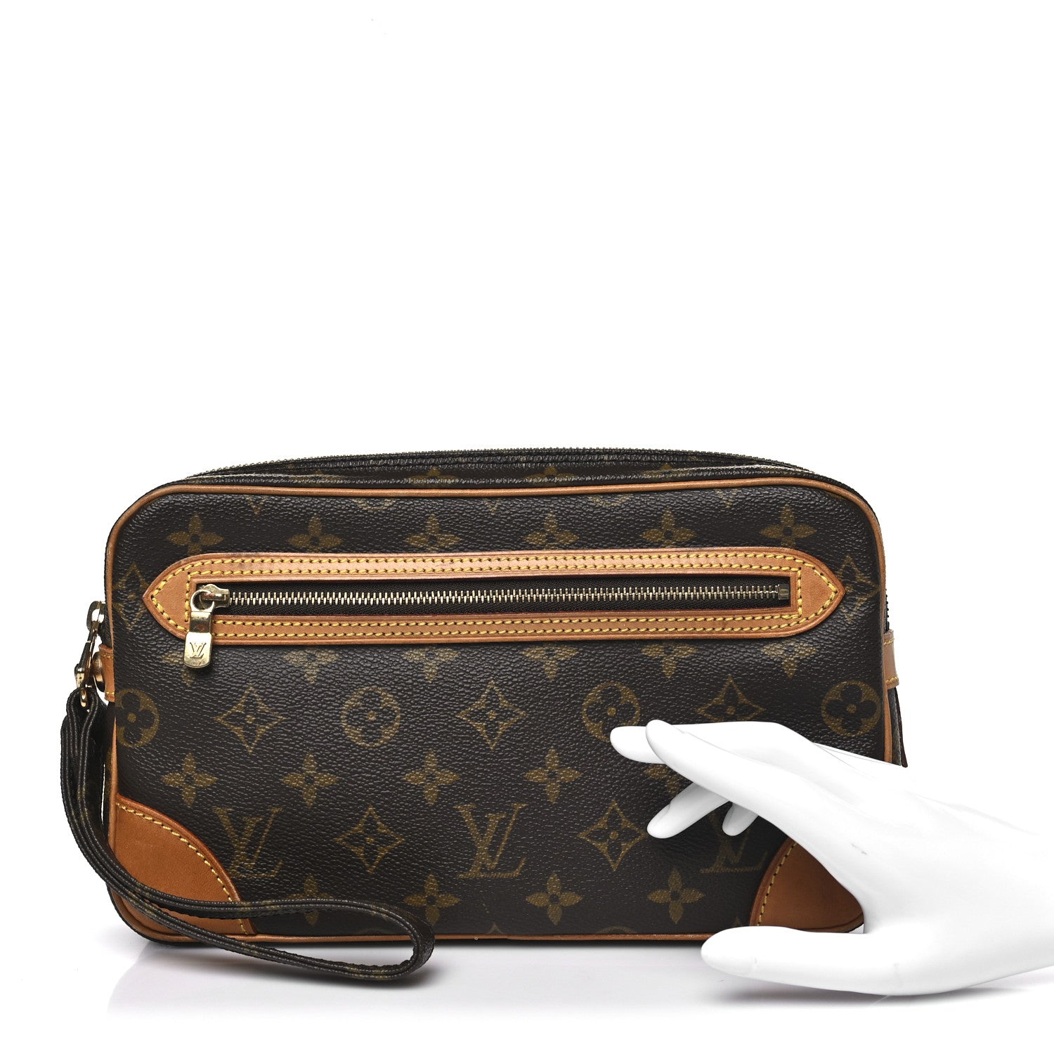 Louis Vuitton Monogram Pochette Marly Dragonne 26 2 of 8