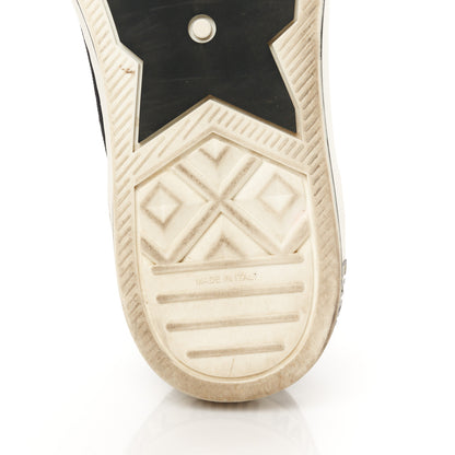 Christian Dior Technical Knit Calfskin Womens Walk'N'Dior High Top Sneaker 38.5 Black 7 of 10