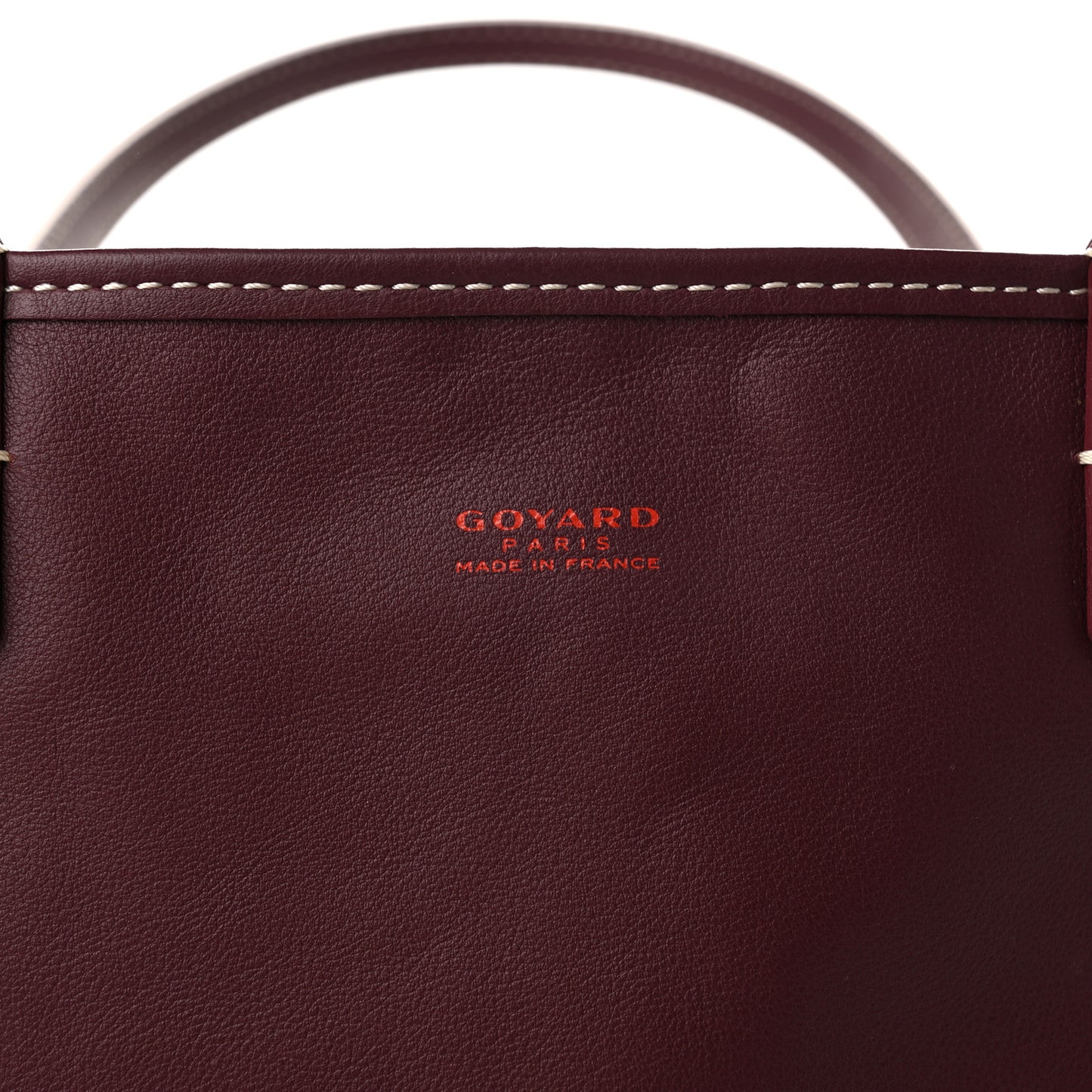 Goyardine Reversible Mini Anjou Burgundy