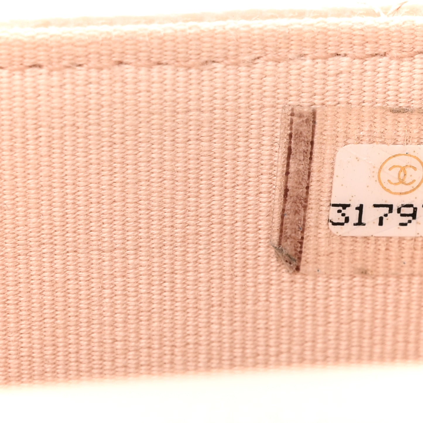 Caviar Quilted Mini Clutch With Chain Light Beige