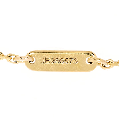 Van Cleef & Arpels 18K Yellow Gold Mother of Pearl Sweet Alhambra Butterfly Bracelet 6 of 6