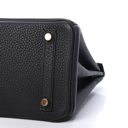 Hermes Togo Birkin 25 Black 9 of 10