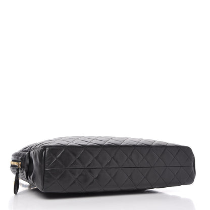 Chanel Lambskin Quilted Shoulder Bag Black 4 of 9