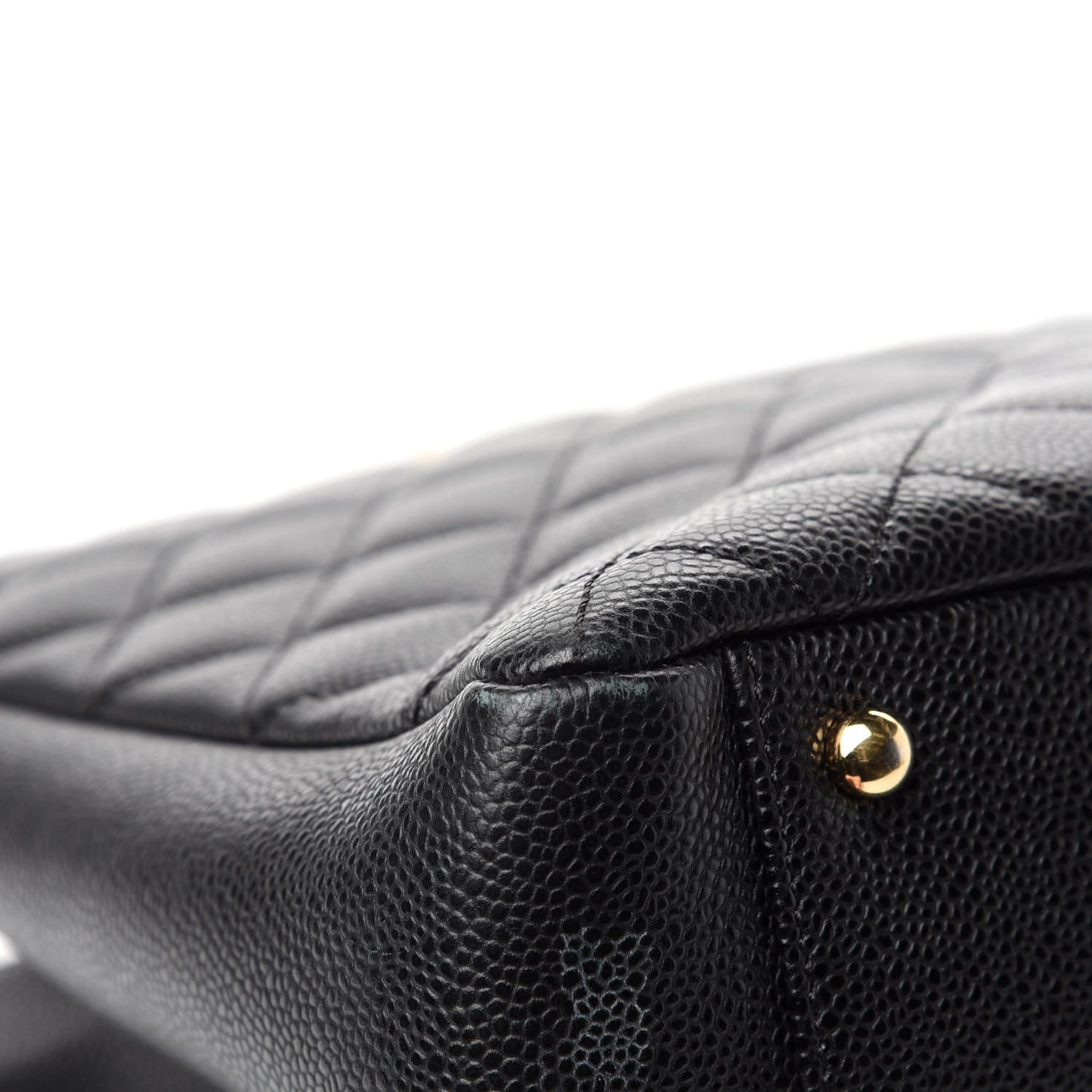 Caviar Quilted XL Grand Shopping Tote GST Black