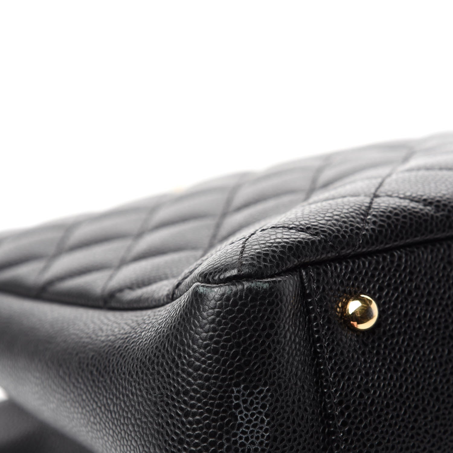 Chanel Caviar Quilted XL Grand Shopping Tote GST Black 8 of 17