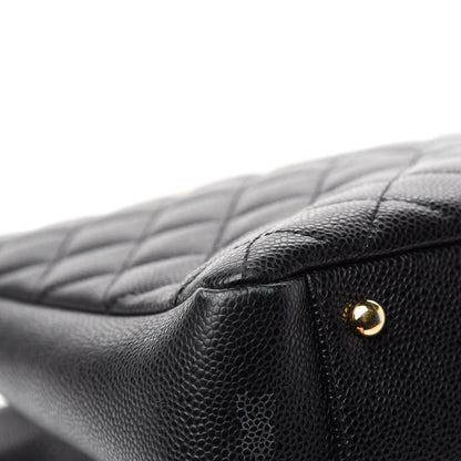 Chanel Caviar Quilted XL Grand Shopping Tote GST Black 8 of 17