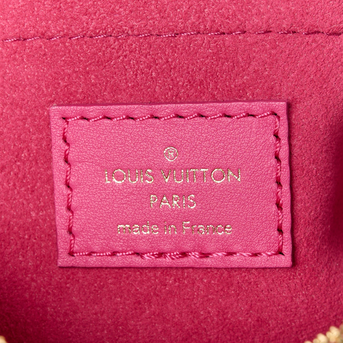 Calfskin Nanogram Embossed Speedy Bandouliere 20 Rose