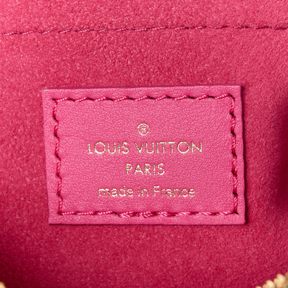 Louis Vuitton Calfskin Nanogram Embossed Speedy Bandouliere 20 Rose 6 of 12