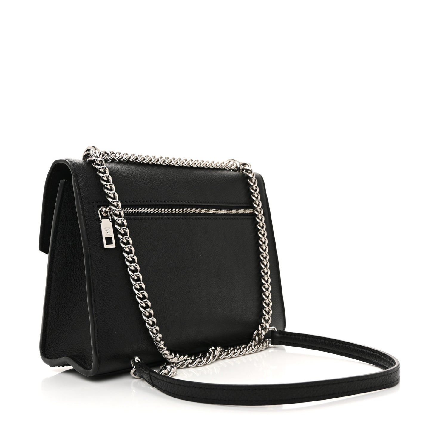 Soft Calfskin Mylockme Chain Bag BB Black
