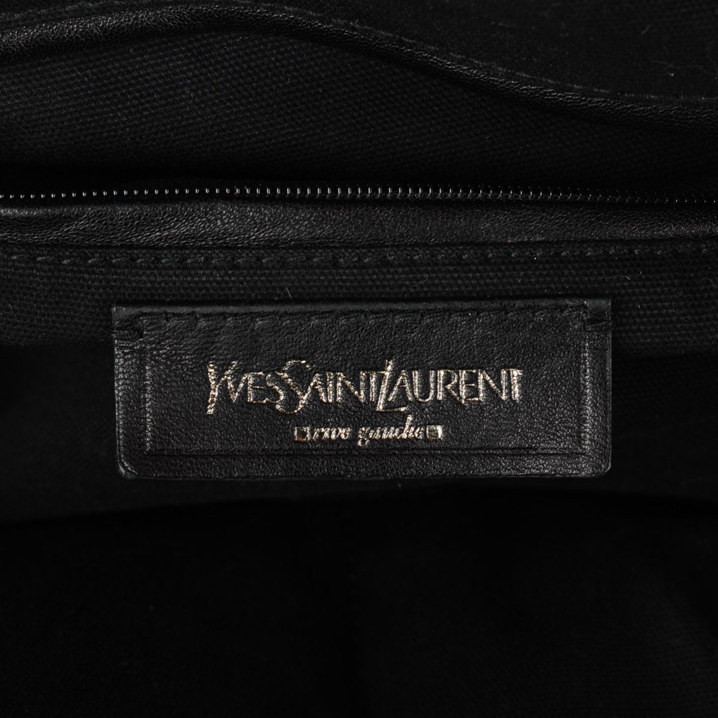 Calfskin Patent Medium Easy Sac Black