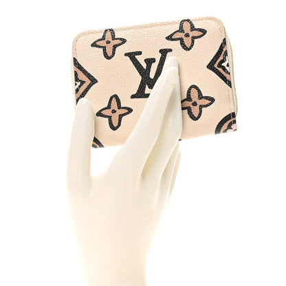 Louis Vuitton Monogram Giant Wild At Heart Zippy Coin Purse Creme 2 of 6