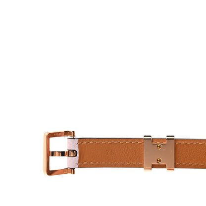 Hermes Epsom 15mm Pop H Belt 75 Mauve Pale 5 of 8