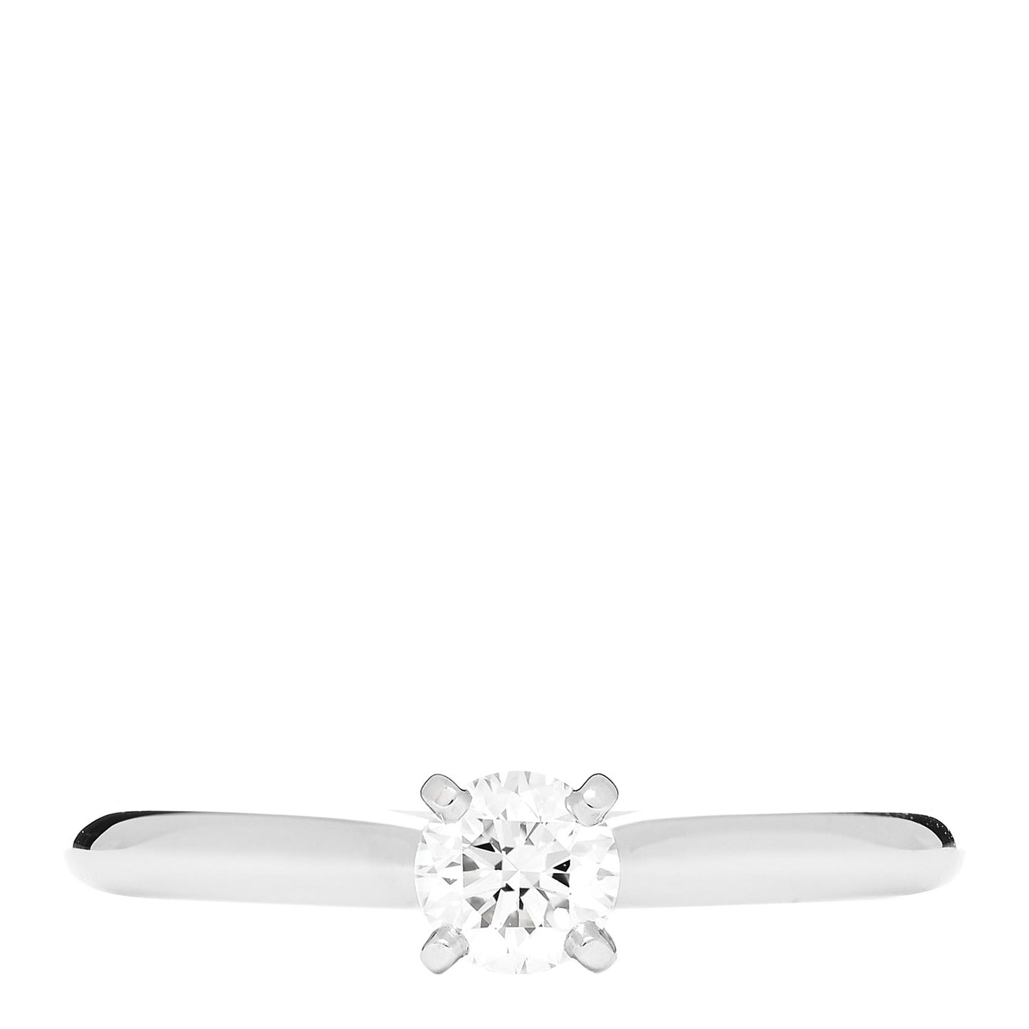 Platinum Diamond .21ct Solitaire 1895 Engagement Ring 47 4.25