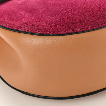 Chloe Suede Smooth Calfskin Drew Shoulder Bag Misty Beige 7 of 8
