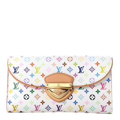 Louis Vuitton Monogram Multicolor Eugenie Wallet White Anie 1 of 4