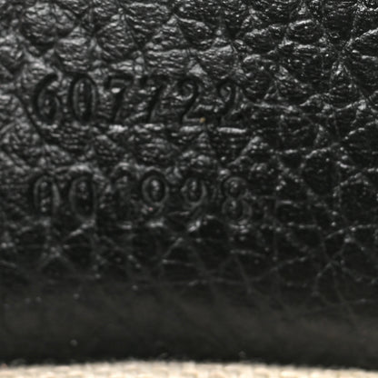 Gucci Dollar Calfskin Medium Soho Top Handle Satchel Black 7 of 9