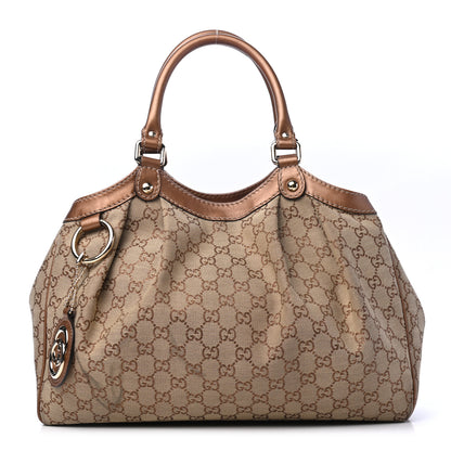Gucci Monogram Medium Sukey Tote Bronze 1 of 6